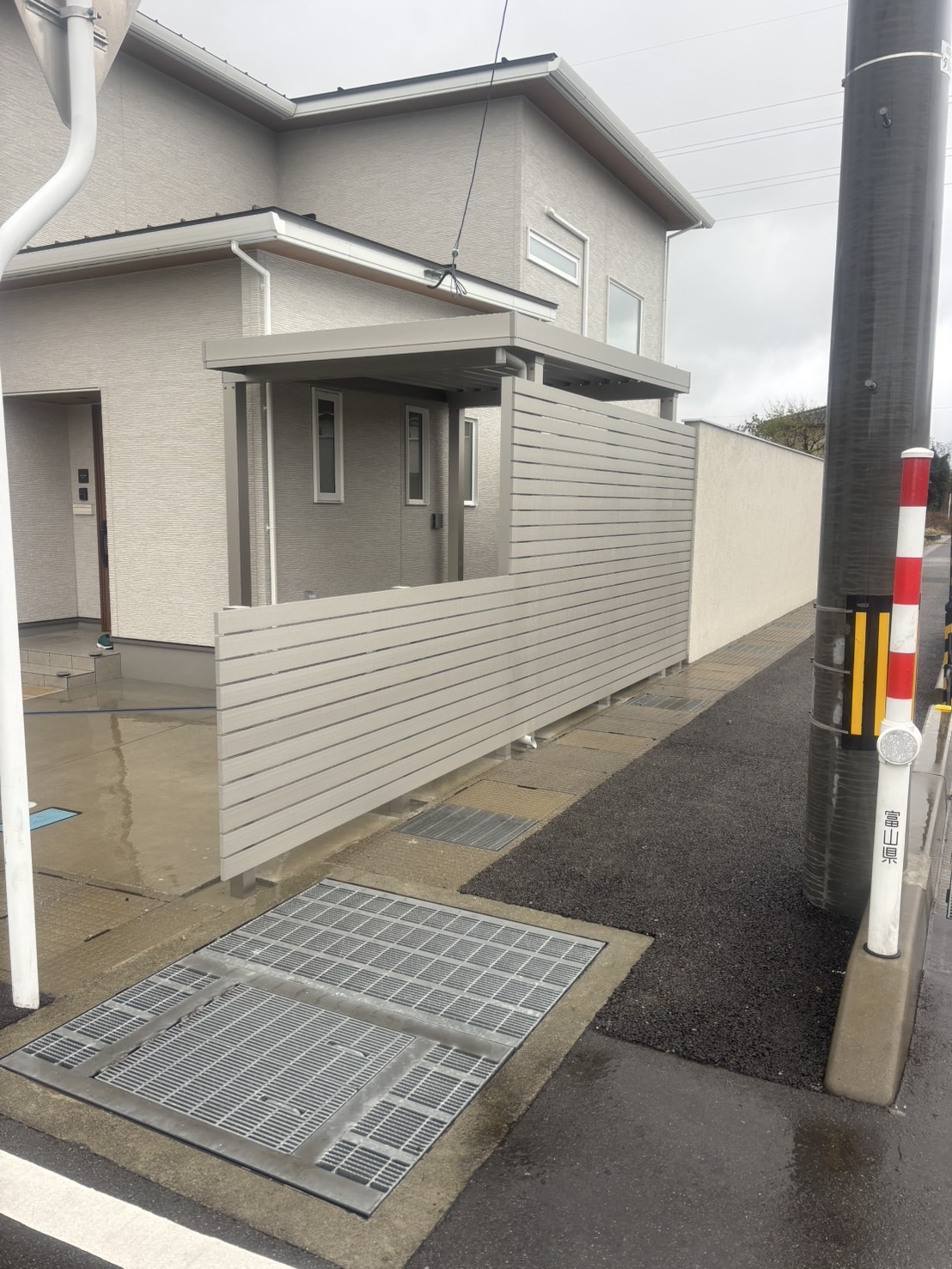 アルミカーポートを活用したオリジナル自転車小屋