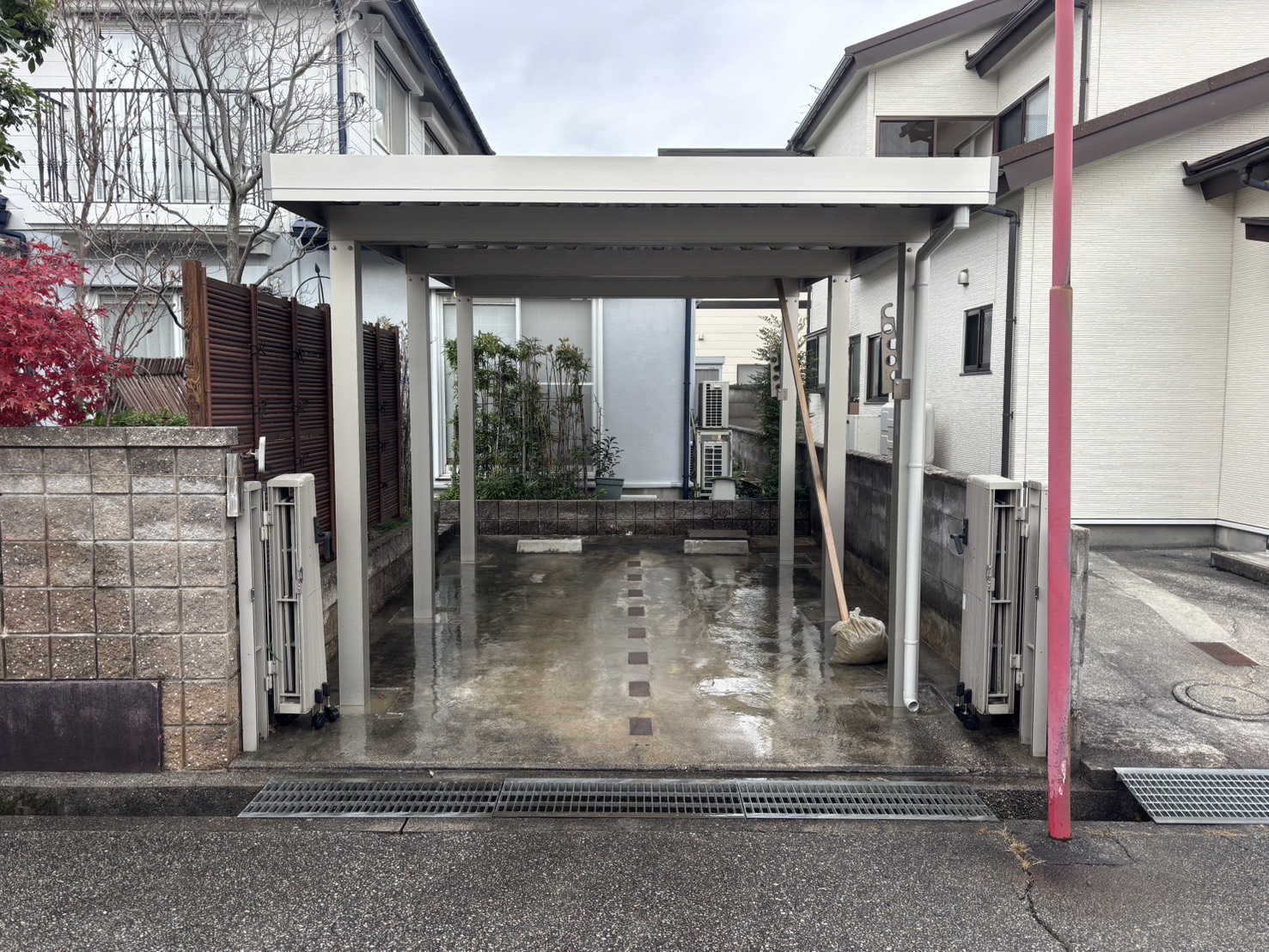 片持ち梁のカーポートの建替えリフォーム